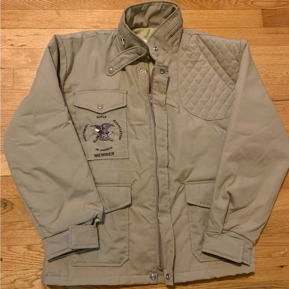 🔥🔥 Vintage NRA Jacket Mens - Size S - National Rifle Life Member USA 🔥🔥